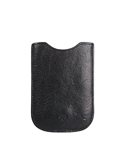 Mulberry Phone Case, Leather, Black, 1*